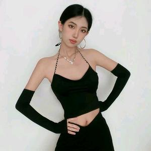 Áo kiểu cột dây xinh xắn ( gồm cả tay ) shop Tiến Linh Nữ Women Nhung Voi Top Shirt Sơ Mi Sơ Mi