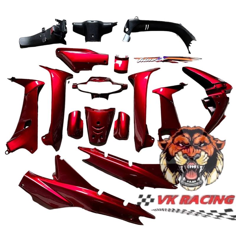 Dàn áo wave nhỏ - wave alpha đỏ đô kendy - tặng tem Nhãn Dán Nhãn Dán