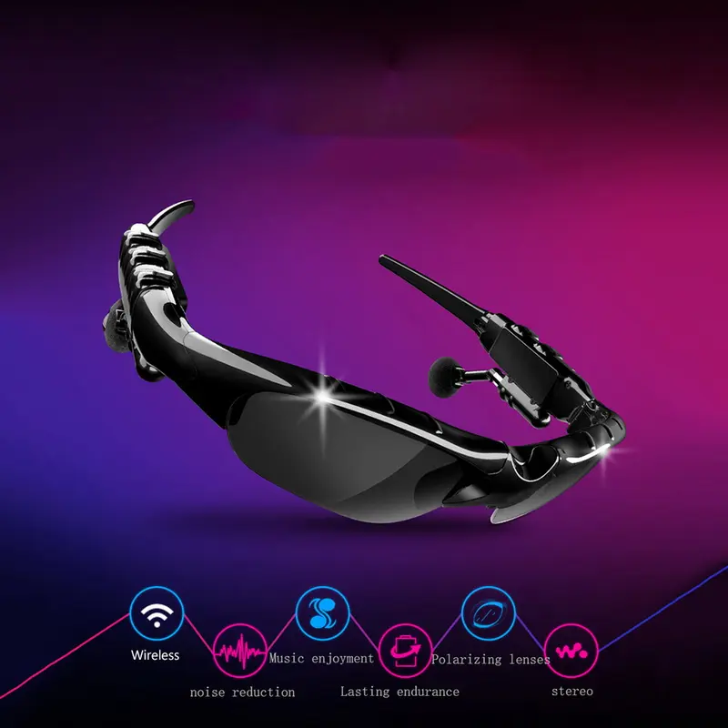 【COD】 MOCHO Smart Glasses Wireless Bluetooth 5.0 Sunglasses Outdoor Kacamata bluetooth Calling Calling Music Anti-Blue Eyeglasses MP3 Sunglasses With Bluetooth (Kacamata MP3 + Bluetooth) -Kacamata Handsfree Headset Full Music 1