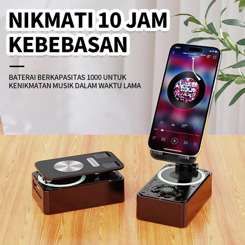 Dudukan ponsel power bank speaker tiga dalam satu dudukan tablet desktop malas multifungsi yang dapat dilipat dan berputar 4