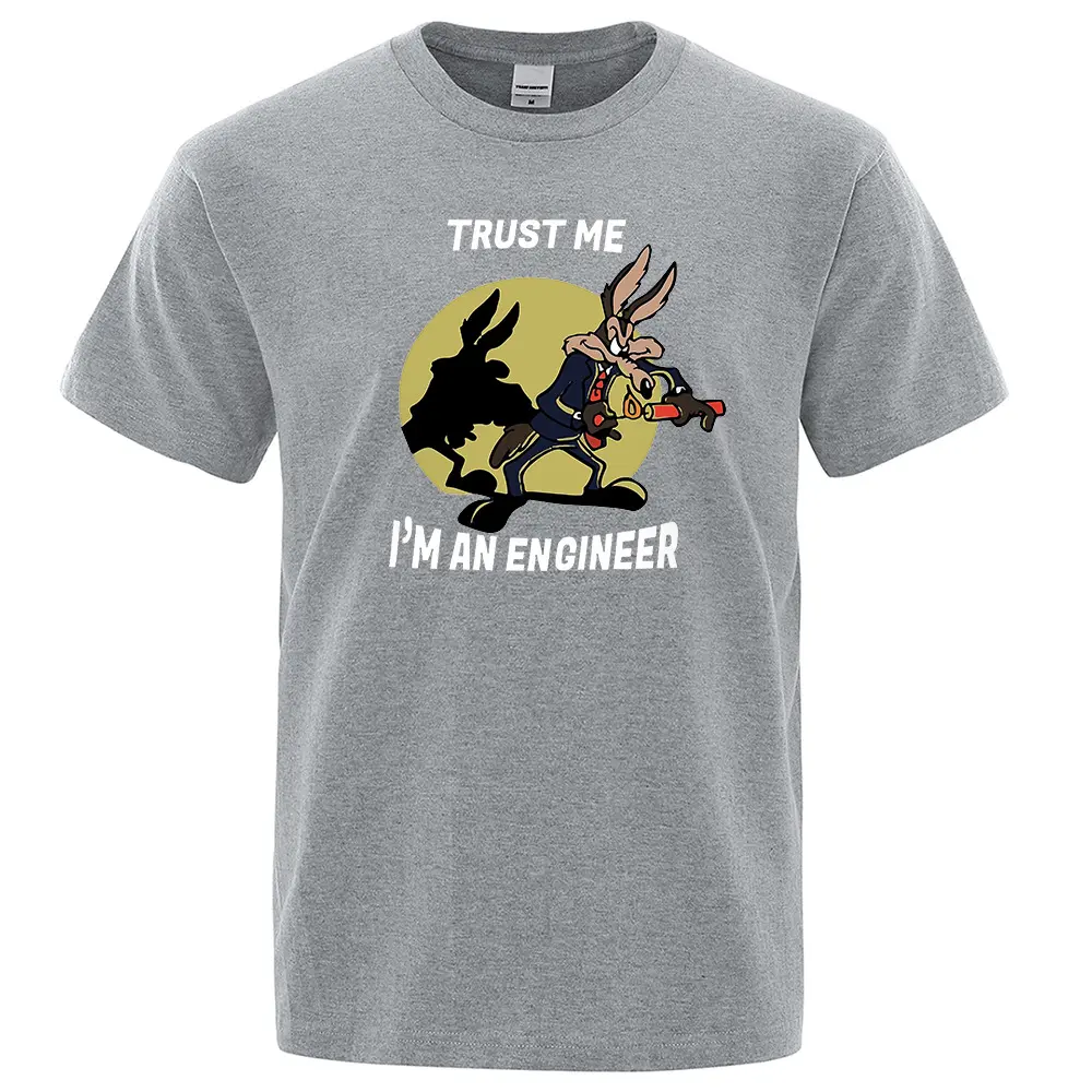 cvbrcdbrTrust Me Im An Engineer T Shirt For Men Pure Cotton Vintage