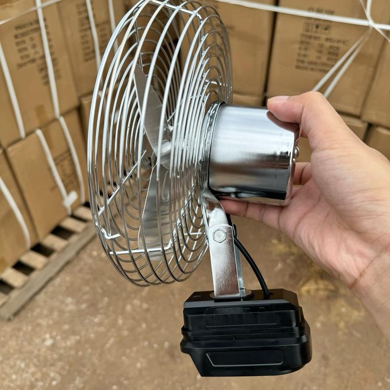 Quạt Pin Thép Không Gỉ Dây Đồng 100% 8 Inch 22cm Fan QuạT 6