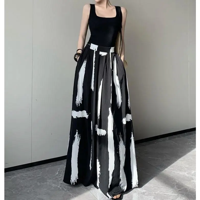 Y. Elegant Slim Draping Skirt, Fashionable All-Match Slim Skirt Casual Womenswear
