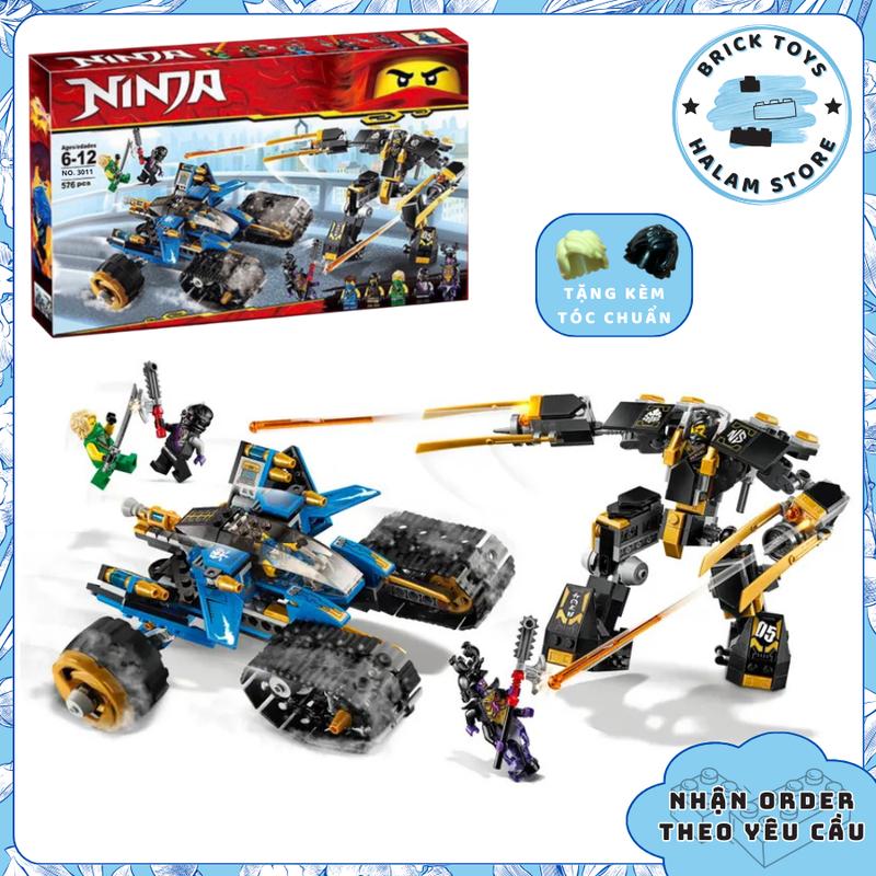 [Rẻ vô địch] Đồ chơi lắp ráp Ninjago Legacy LELE 3011 21493 71699 - Mô hình lắp ghép toy Xe Tăng Sấm Chớp