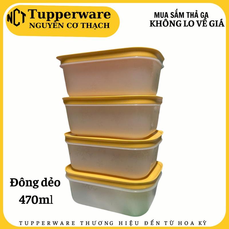 Bộ hộp trữ đông Freezermate Gen II 450ML (4)- Tupperware chính hãng