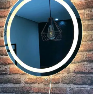 Cermin Wastafel Layar Sentuh Gantung Cermin LED Kamar Mandi