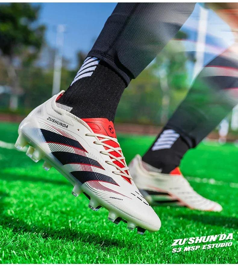 Product Introduction of Indoor Men Football Shoes Fast Society Cleats Soccer Shoes TF/FG Grass Training Football Field Boots Outdoor Sneaker Non Slip 13