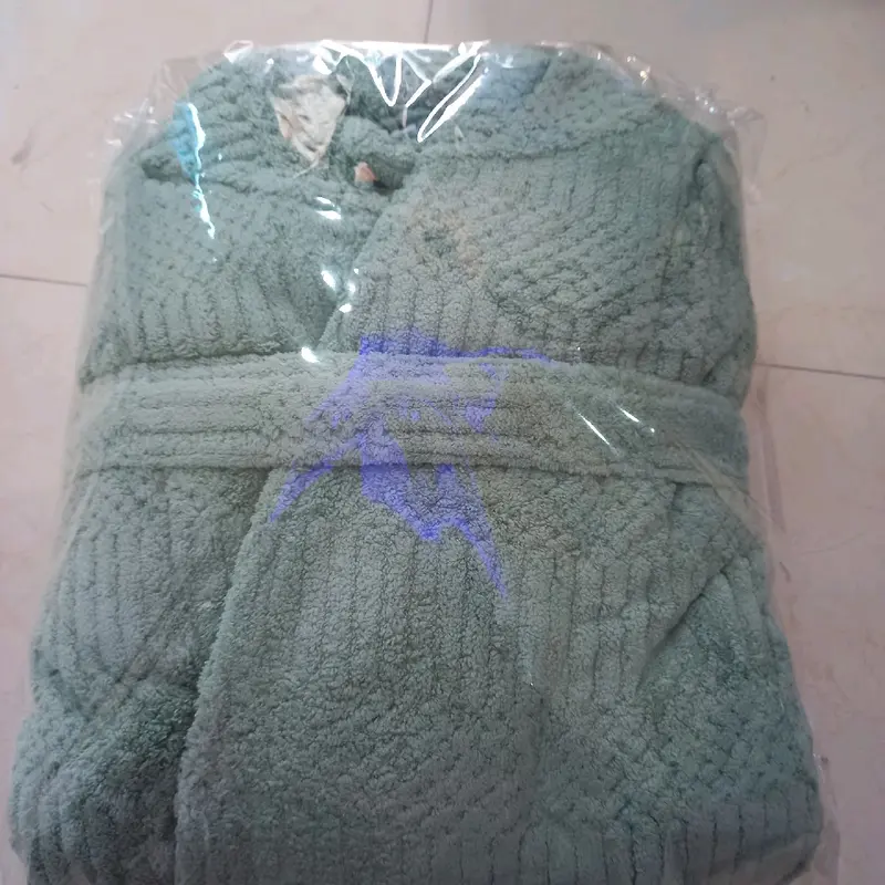 áo choàng tắm gạo bông 2