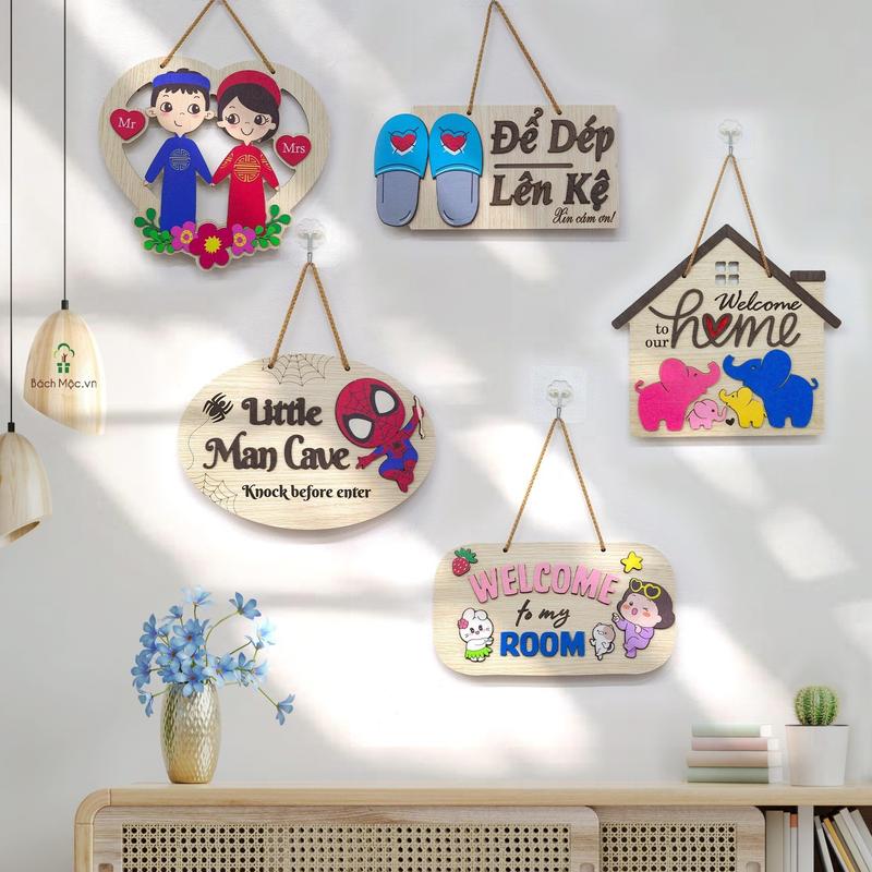 [GIA ĐÌNH] Bảng Gỗ chủ đề Gia Đình Trang Trí  Phòng Ngủ, Phòng Khách, Phòng Bếp, Decor Phòng, Treo Tường từ nhà Bách Mộc 0