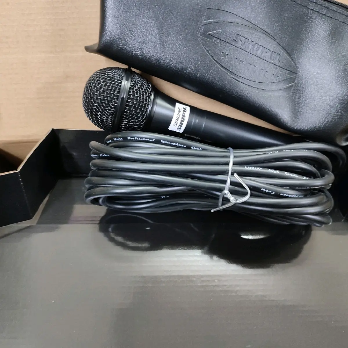 Micro SHUPU SM-959A cực tốt cho thu âm karaoke - hàng loại 1- dây dài
