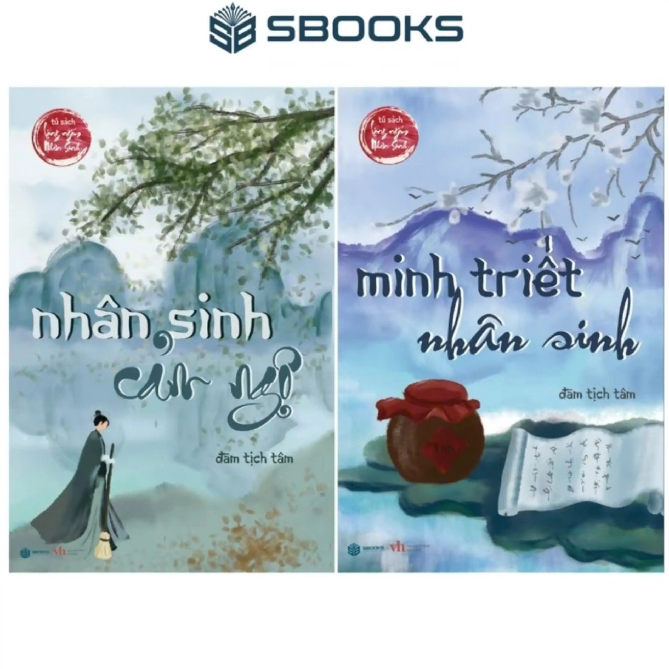 SÁCH COMBO 2 CUỐN: MINH TRIẾT NHÂN SINH + NHÂN SINH CẢM NGỘ - SBOOKS