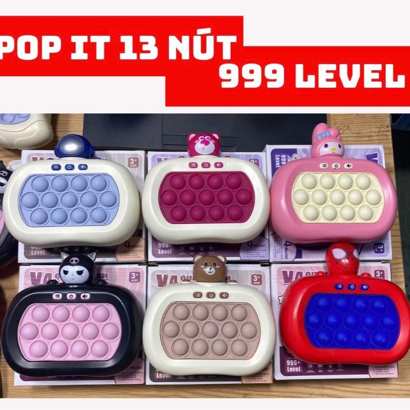 [Tặng pin- Mua 2 popit tặng móc khoá] Máy chơi game popit điện tử 13 phím999 level thế hệ mới - máy bopit - chơi game POP pit Chơi Điện Tử