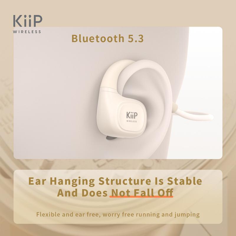 Product Introduction of KiiP Wireless DTH3 Pro TWS Bluetooth Headset Earhook Headphone Earphone Over Ear OWS Open Ear Wireless   Handsfree Earphone 0