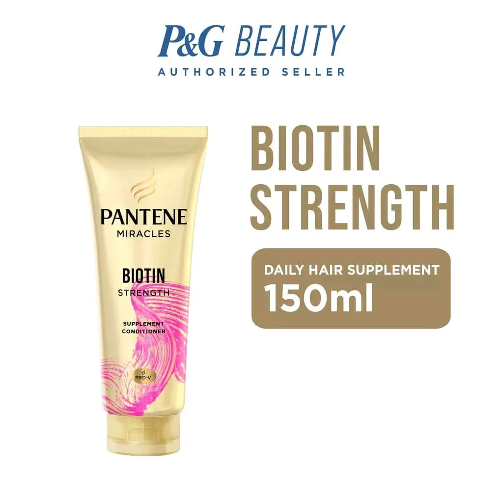 Pantene Conditioner Miracles Biotin Strength Collagen Repair Keratin Glow 150 ml
