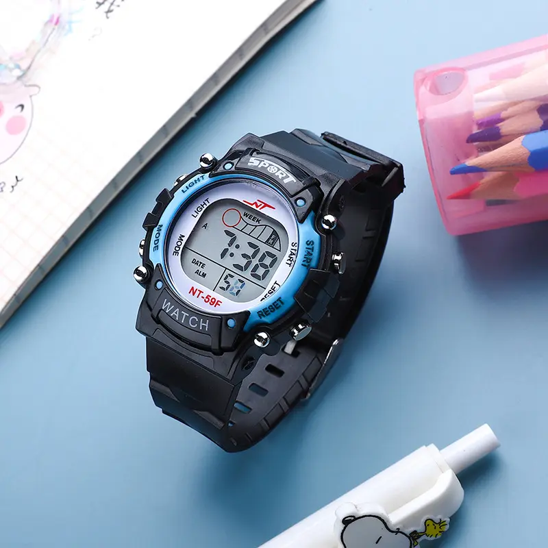 [A2] Đồng hồ điện tử cho bé  size 37mm chống nước nhẹ,phù hợp cho bé từ 15kg trở lên 1