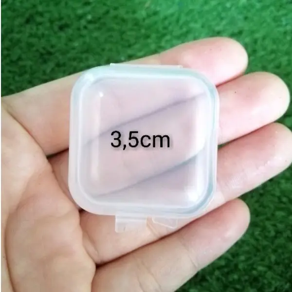 [Voucher & Dịch vụ] [siêu rẻ] [1 k] Hộp nhựa trong suốt tiện dụng đựng trang sức 2
