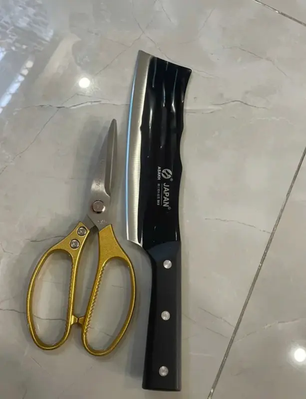 [KTTLK]COMBO 2 DAO JAPAN THÉP KHÔNG GỈ + 1 KÉO NHẬT SK5 1