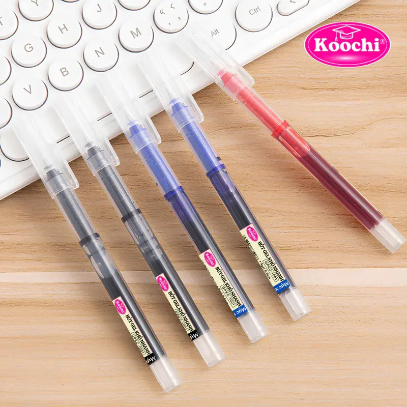 Bút gel học sinh khô nhanh không lem tăng gấp 4 lần mực - Chất lượng tuyệt vời 1
