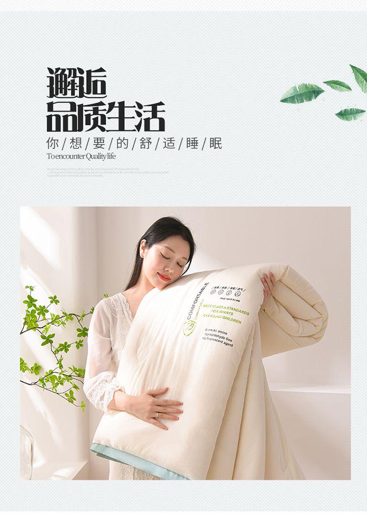 Product Introduction of Summer Air Conditioning Duvet Summer Blanket Quilt Inner Winter Quilt Quilt for Spring and Autumn Single Student Dormitory Quilt Antibacterial Synthetic Quilt 2