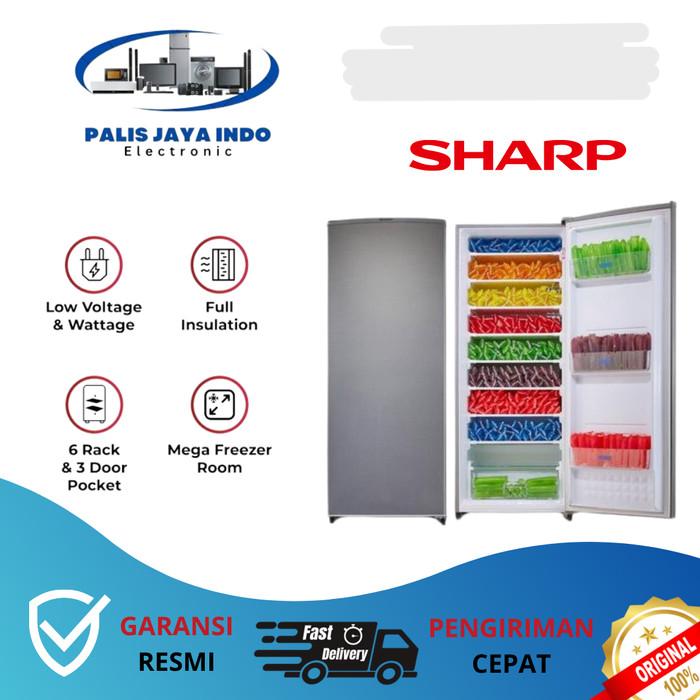 FREEZER Sharp FJM 189 NSS FJM189 NSS 6 RAK FREEZER TERMURAH - Shop ...