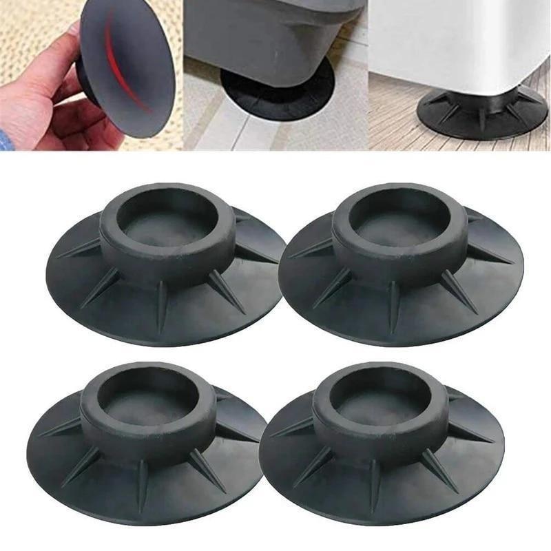 Anti-vibration Pad, 4 Counts Washing Machine & Refrigerator Noise Reduction Pad, Prevents Slipping, Household Appliance Parts & Accessories 4