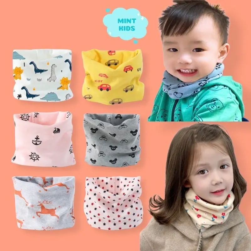 Khăn ống quàng cổ giữ ấm cho bé 1-5 tuổi