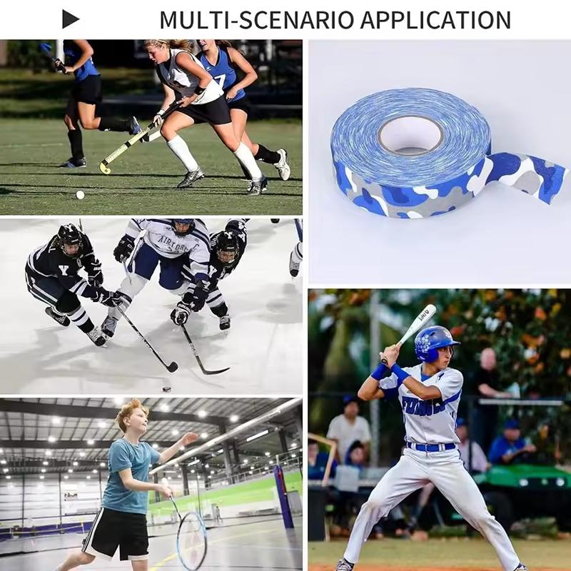 Product Introduction of 2.5CM*25M Ice Hockey Grip Tape Anti-slip Colored Athletic Sport Tape Polyester Wear-resistant Hockey Stick Tape Athletic Bandage 20