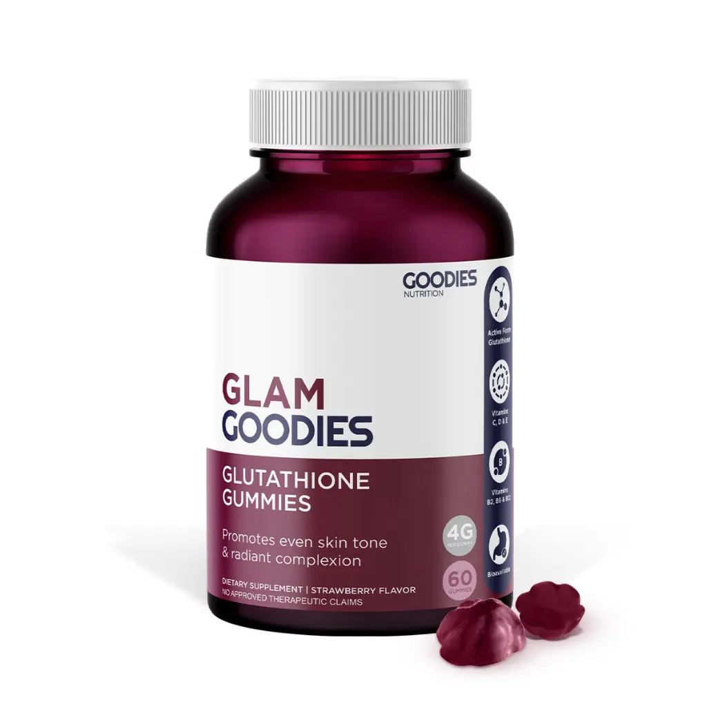 GOODIES NUTRITION Glutathione Gummies  Glam Goodies  1 bottle (60  Gummies) - Improve Skin Texture - TikTok Shop Philippines