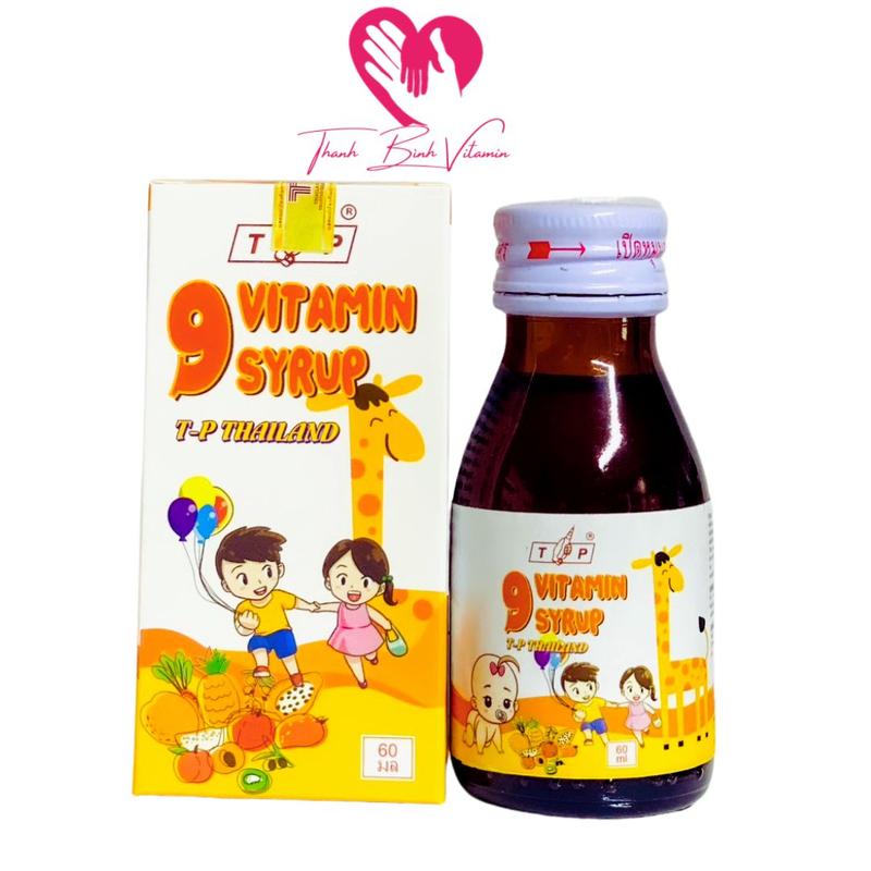 [Combo 1 tháng 3 Chai]  Vitamin Và Thực Phẩm Bổ Sung Cho Bé Chai Siro 60ml 3