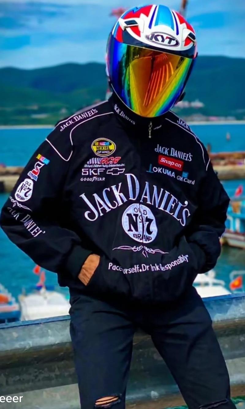 Product Introduction of Áo Khoác Jack Daniels Vải Kaki 3 Lớp, Có Trần Bông, Logo Hình Trên Áo Được Thiêu Menswear Nam Dài Tay Jacket Tay Dài 3