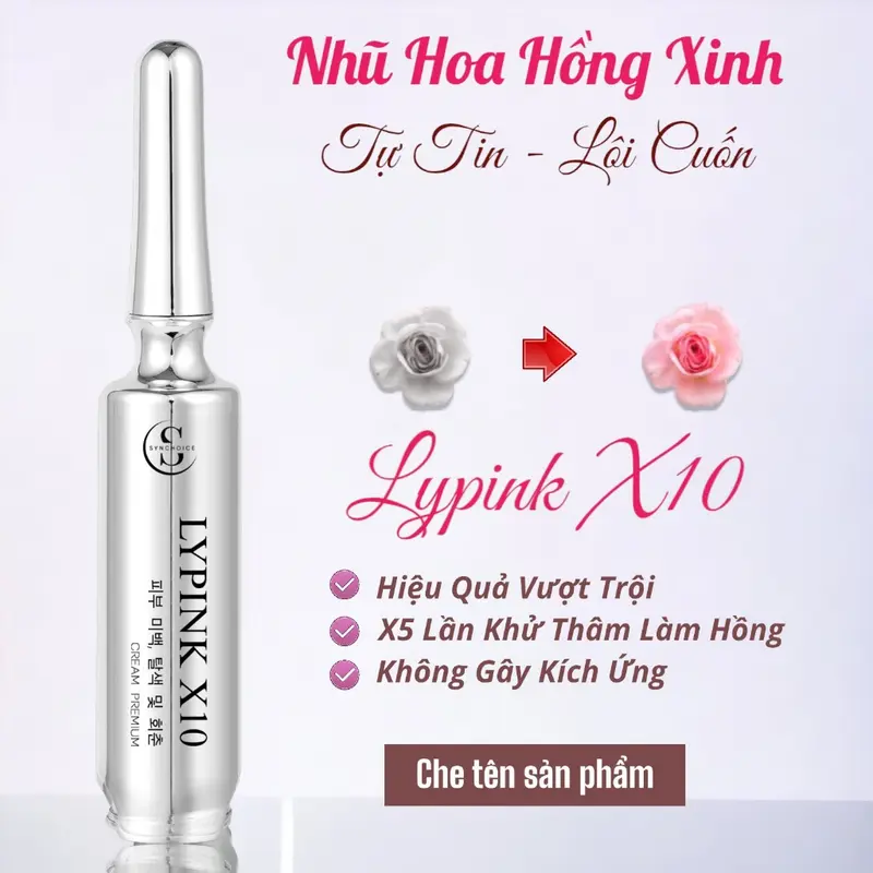 Kem Làm Hồng Ti Vùng Kín Lypink X10 Hiệu Quả Sau 7 Ngày - Giá Sỉ Hồng Nhũ Hoa Cho Chuyên Nghiệp 0