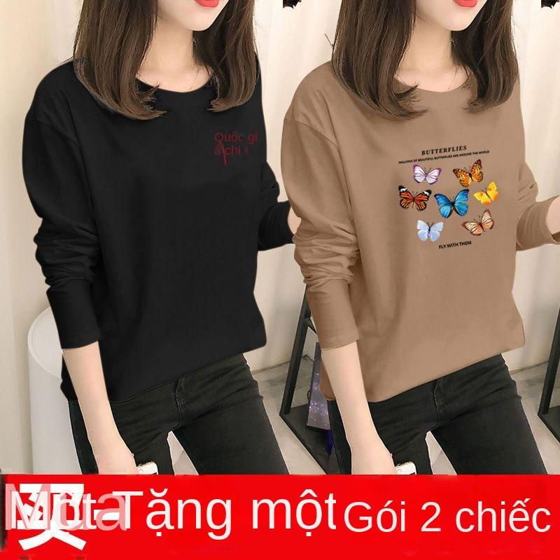 Product Introduction of Áo Thun Dài Tay Dáng Rộng Phong Cách Hàn Quốc, Hàng Mới Về Mùa Xuân Và Mùa Thu, Dành Cho Học Sinh Nữ, Áo Mặc Bên Trong Thường Ngày Áo Dễ Phối Đồ Mua Một Tặng Một Khuyến Mãi Miễn Phí 8