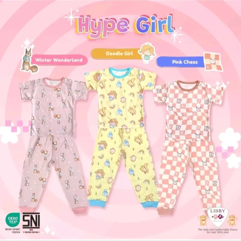 velvet junior, libby baby size S,M,Lpendek panjang, panjang panjang(1STEL) Bayi Bunda Parsel 4