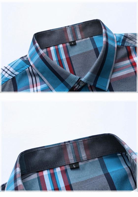 Product Introduction of Kemeja Berpetak, Fesyen Baharu, Untuk Lelaki, Gaya Kasual Musim Panas, Baju Lengan Pendek, Saiz Besar, Sesuai untuk Pantai dan Gaya Hawaii, Blaus Lelaki, Tersedia dalam Saiz 5XL, 6XL dan 7XL. 17
