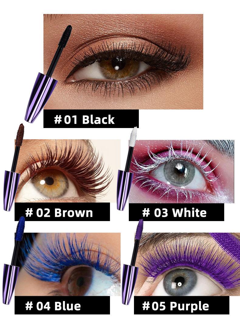 Product Introduction of [NEW] MAXFINE 5D Colour Mascara Primer Curls for a long-lasting, non-smudge-free lengthening finish 6