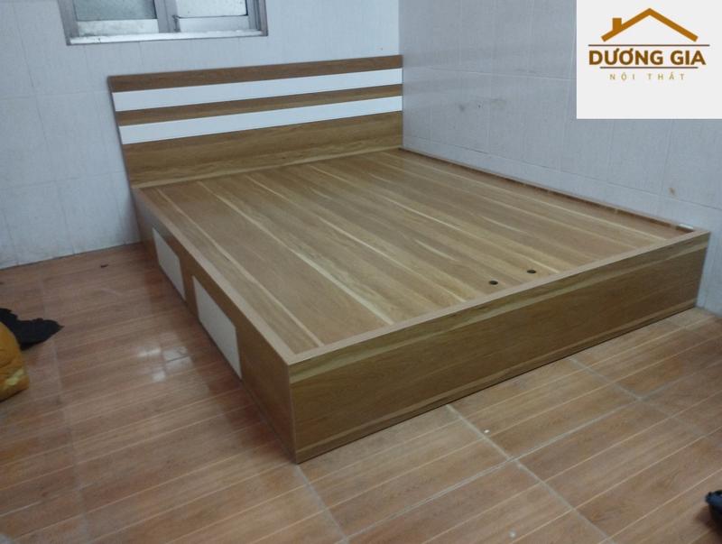 Giường ngủ, giường gỗ mdf cho gia đình, decor căn hộ, chung cư đồ  gỗ xuyên phúc 5