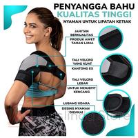 Gambar Strap Penyangga Bahu Cedera Back Shoulder Guard Wrap Belt Fitness Olahraga Pelindung Untuk Pria Dan Wanita-Kanan Kiri dari Maslinda Store Kota Administrasi Jakarta Barat 5 Tokopedia