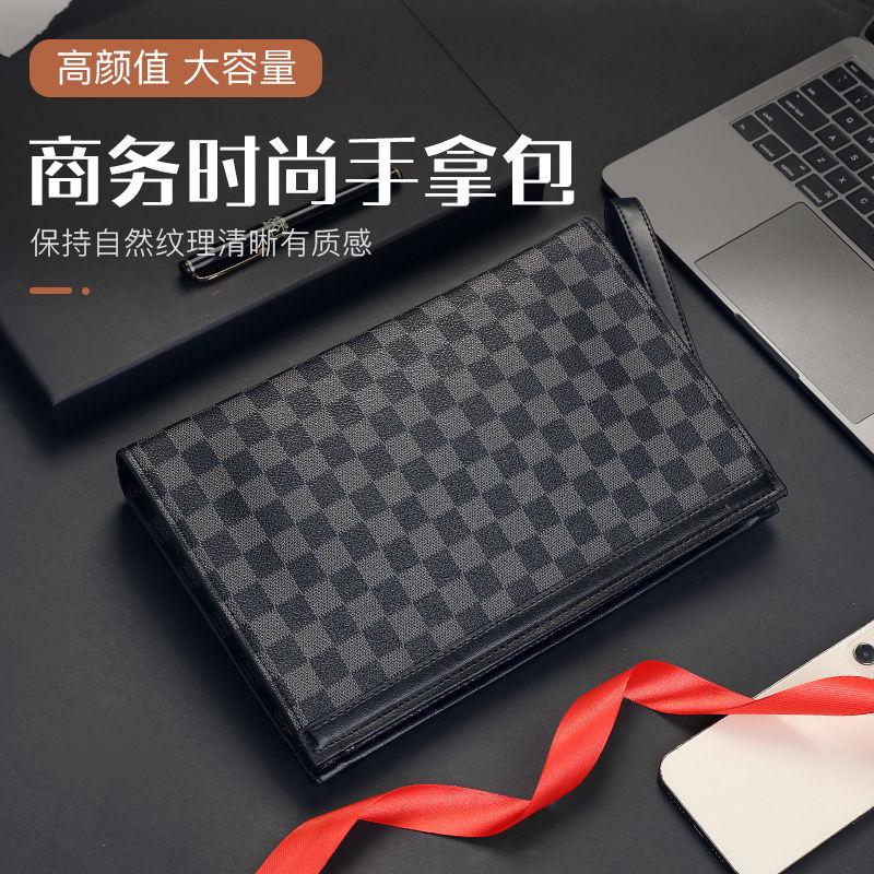 Product Introduction of [2102 People Collection] Men's Clutch Bag, New Large Capacity Handbag for Young Men, Outdoor Men's Underarm Bag, Handheld Clutch Bag, Hand Grab Bag 5
