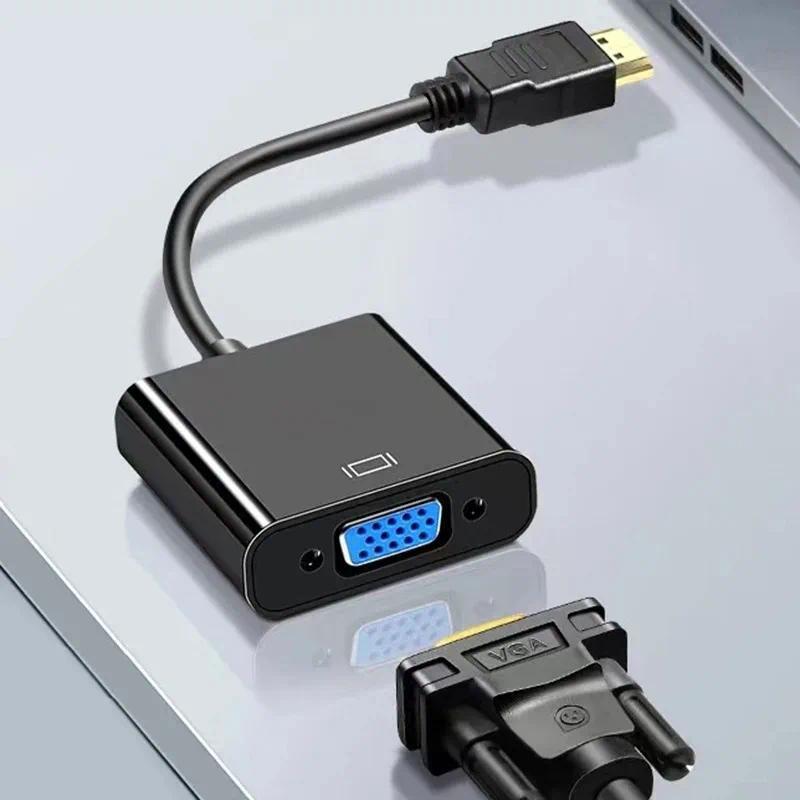 Product Introduction of 1080P DP to VGA Adapter Cable DisplayPort Male to VGA Female Converter Adapter For Projector TV Laptop Computer 1