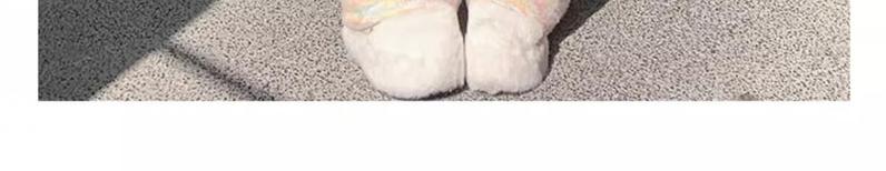 Product Introduction of Rainbow Color Glutinous Rice Pants Women's Autumn and Winter 2023 New High Waist Drooping Soft Glutinous Wide-Leg Pants Casual Knitted Fleece Padded Pants 29