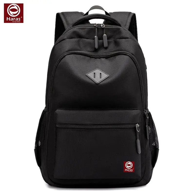 Balo HARAS Thời Trang Phong Cách Hàn Quốc HR244 Backpack Nhung Đeo Vai Da 2