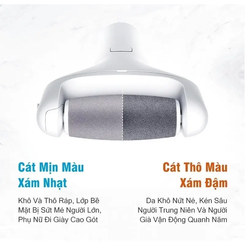 Máy Chà Gót Chân Tự Động Đầu Mài Dụng Cụ Chuyên Dụng callus remover feet 4