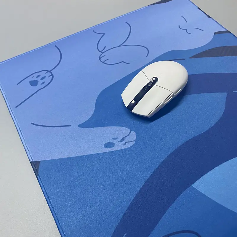 Cute Cat Pattern Mouse Pad, 1 Count Non-slip Mouse Pad, Office Mouse Mat, Gaming Keyboard Mat, HD Print Rectangle Gaming Mouse Pad 5