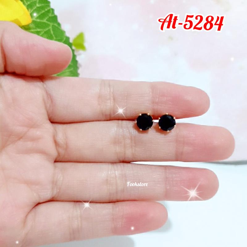 ANTING TUSUK MATA SATU AKSESORIS FASHION/ANTI ALERGI Emas Earrings 0