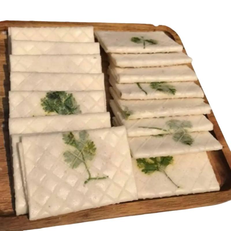  500G bánh kẹp ngò nhân đậu phộng Siêu Ngon - bánh kẹp ngò ăn vặt tuổi thơ snack food Thức Ăn Nho 