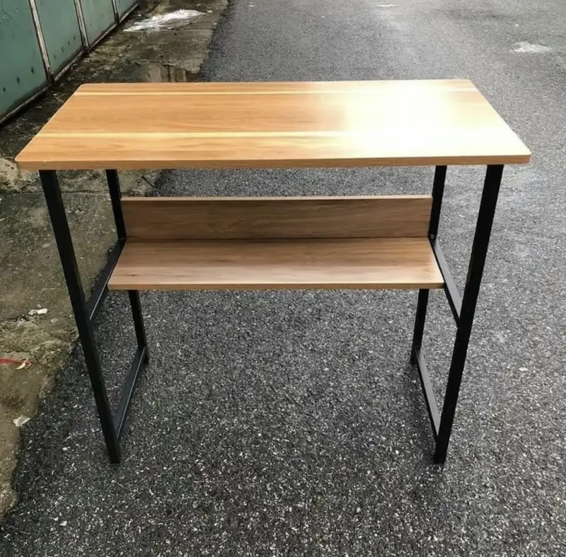 [FREESHIP] Bàn Lửng Làm Việc Bàn Học Chân Sắt Kèm Kệ Lửng Tiết Kiệm Không Gian Phòng - Bàn Lửng bàn làm việc 2