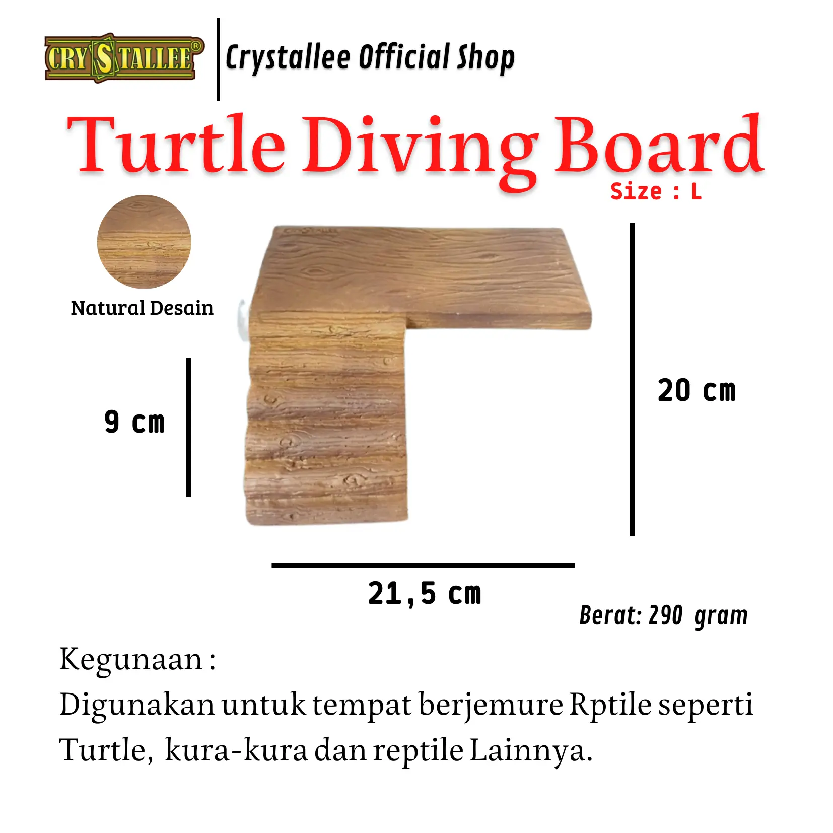 Crystallee Turtle Diving Board