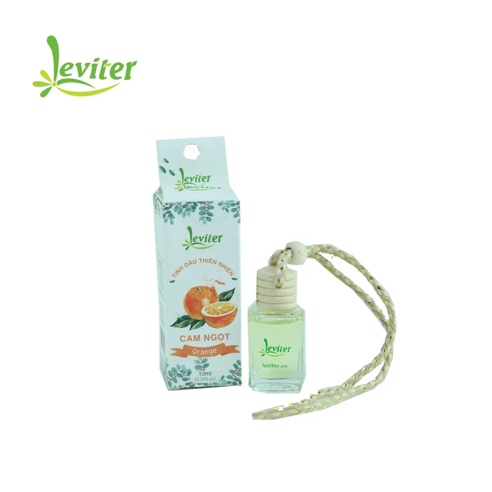 Tinh dầu cam ngọt Leviter 10ml treo ô tô