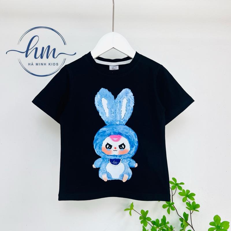 Áo thun baby three vải cotton mềm mại ngắn tay cho bé trai bé gái từ 12-33kg Hà Minh Kids bbtxanh