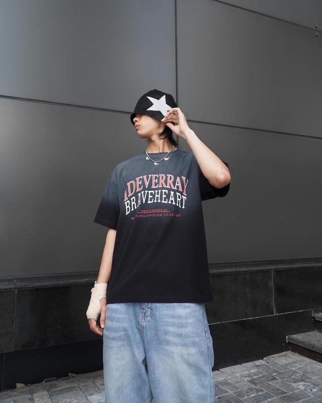 [HỘP HOA HỒNG] Áo thun unisex cao cấp chính hãng IDeverRAY quà tặng cho người yêu thương [BRAVEHEART - Dũng cảm yêu] form oversize chất liệu cotton 260gsm 1